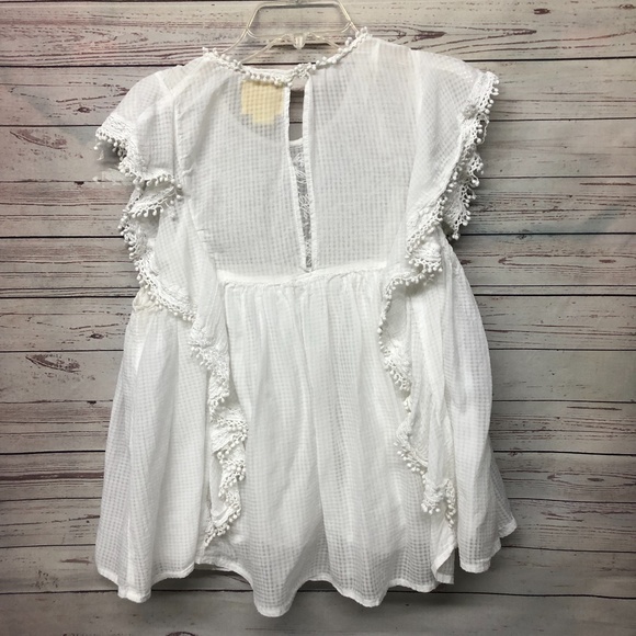 Feminine Anthro Maeve Callie Ruffled Top - Picture 9 of 11